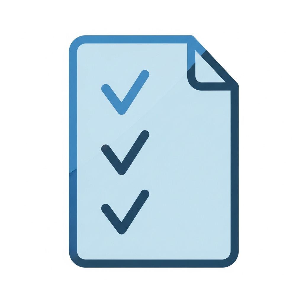 Results checklist icon